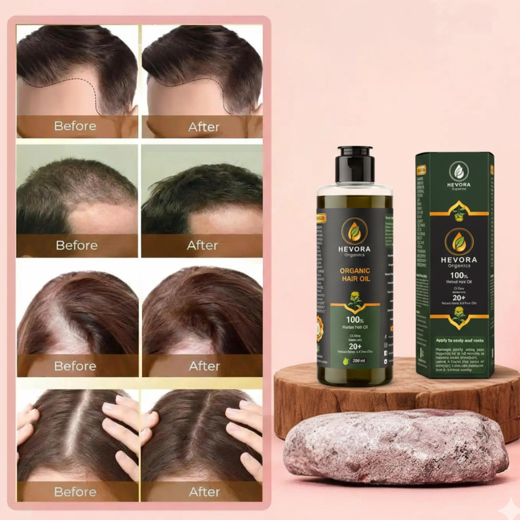 Hevora Organic  100% Natural Hair Oil 200ML